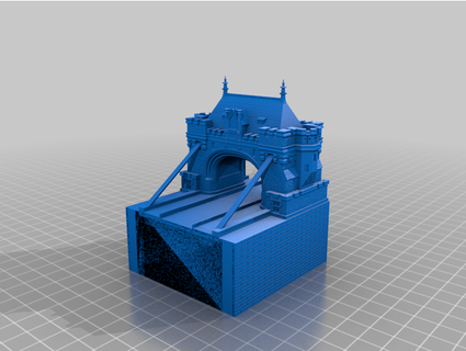 kule köprü 3d Dünya 3d print model - Mito3D