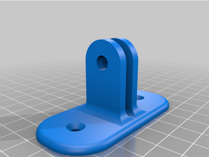 microphone wall mount shooterhg 3d print model - Mito3D