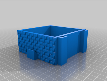 ziptie trashcan atrius 3d print model - Mito3D