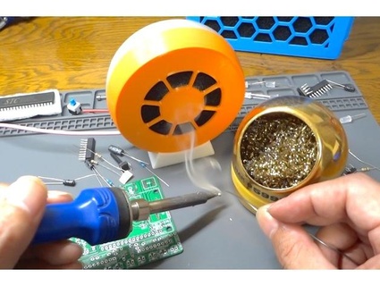 mini solder fume extractor tokyo bird 3d print model - Mito3D