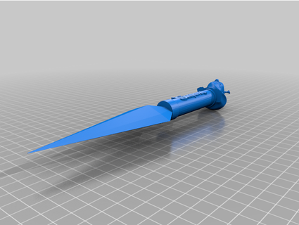 shrek kunai cacciatore poke 3d print model - Mito3D