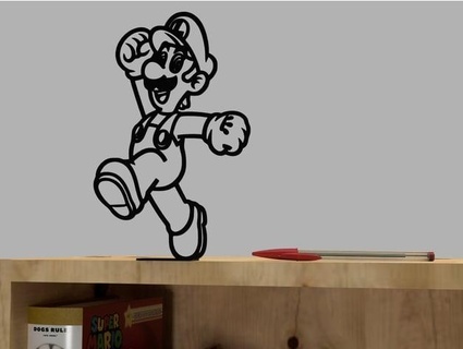 siluet Luigi 3d print model - Mito3D