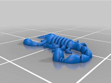 colgante escorpião ratoz 3d print model - Mito3D