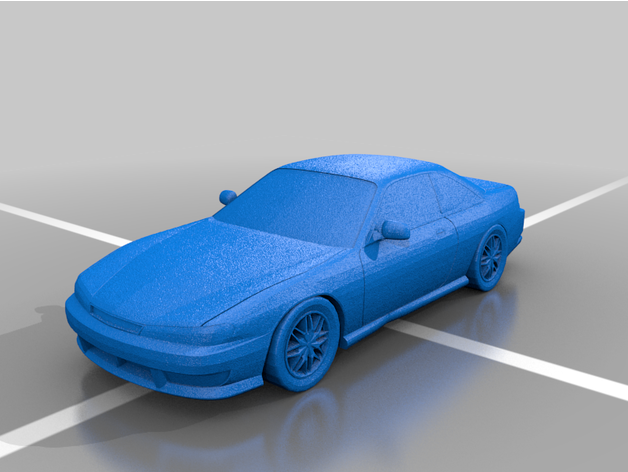 nissan silvia s14 Kouki parte 3D print model - Mito3D