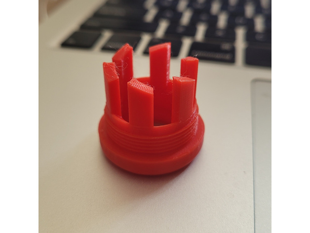 súper momentáneo clicky agitarse botón remezclar elemento 3D print model - Mito3D