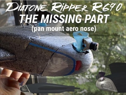 diatone ripper missing part aero pan servo nose t4obrien 3d print model - Mito3D