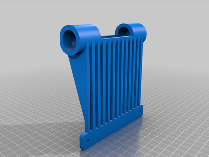 thermaltake p5 240mm aio rail mount rbcollins 3d print model - Mito3D