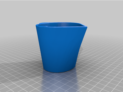 dirty pour cup resin paint olibeandesigns 3d print model - Mito3D