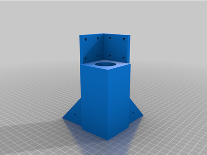 lack enclosure table risers wall mounts 100mm vhab  3d print model - Mito3D