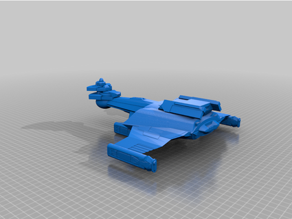 Klingon savaş gemisi tamir etmek çılgıngit 3d print model - Mito3D