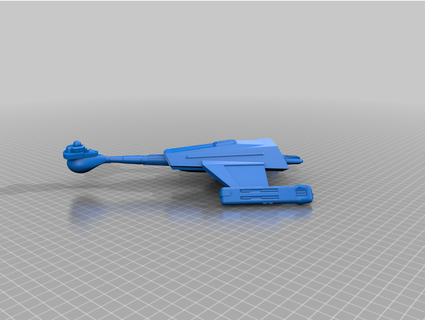 klingon heavy cruiser krazygit 3d print model - Mito3D
