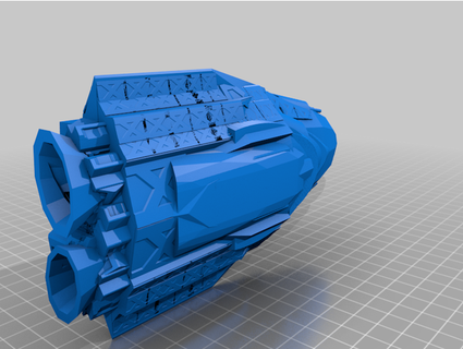 debrexiano navetta castello bordo 3d print model - Mito3D