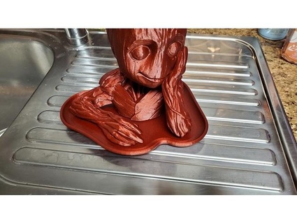 groot plate soxter 3d print model - Mito3D