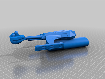 Klingon tanker çılgıngit 3d print model - Mito3D