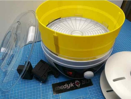 filament dryer - diy food dehydrator v1 medyk3d 3d print model - Mito3D