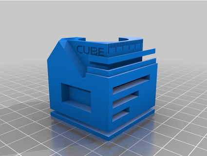 cr-3d calibration cubes official 3d print model - Mito3D