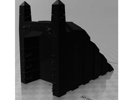 nécron souterrain entrée wh40k detragg 3d print model - Mito3D