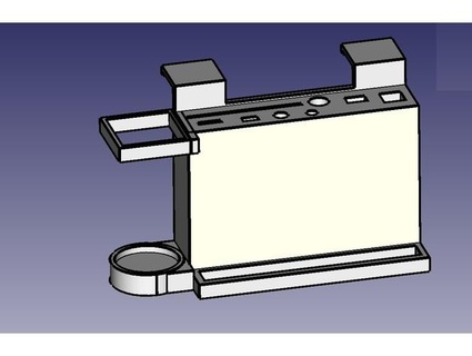 organizador urso voador lofo1979 3d print model - Mito3D