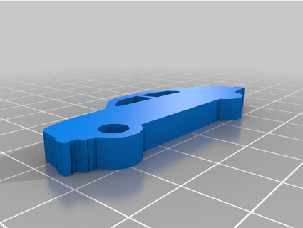 saab 96 two stroke porte clés coton 3d print model - Mito3D
