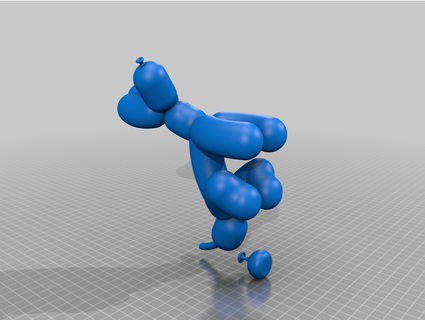 balloon dog reuvenshahar 3d print model - Mito3D