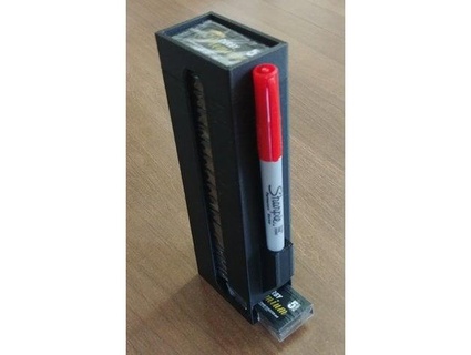 de razor blade pack dispenser tower echomirage 3d print model - Mito3D