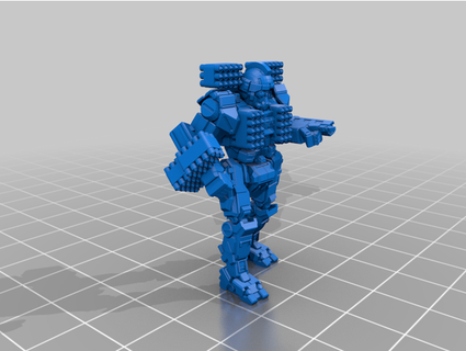 commando 4n cohete laucner versión siberiano Troll 3d print model - Mito3D