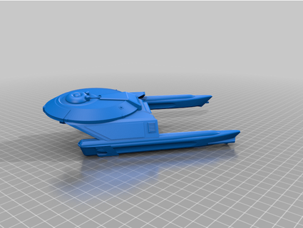 federación romero class cortador krazygit 3d print model - Mito3D