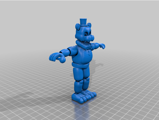 unwithered freddy pinkdonut274650 3D print model - Mito3D