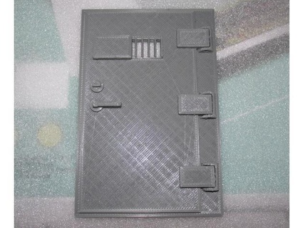 Tür verstärkt Metall sprengen Bunker tse stellen 3d print model - Mito3D