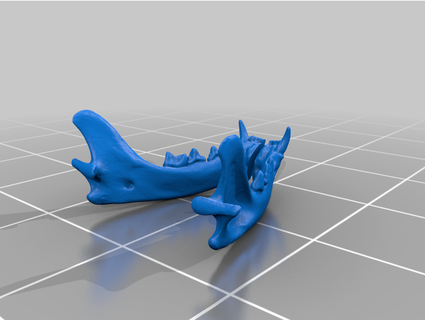gato maxilar pendientes miedohisterio 3d print model - Mito3D