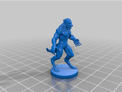werewolf warehouseworkshop 3d print model - Mito3D