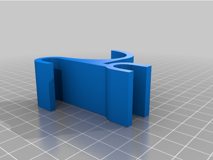 cube aim pannier rack hook armegatron1 3d print model - Mito3D