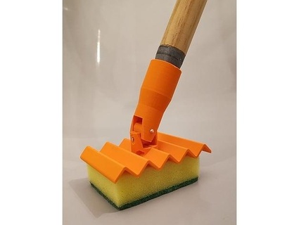 broom handle sponge extension cc-by-nc-sa zsquish 3d print model - Mito3D