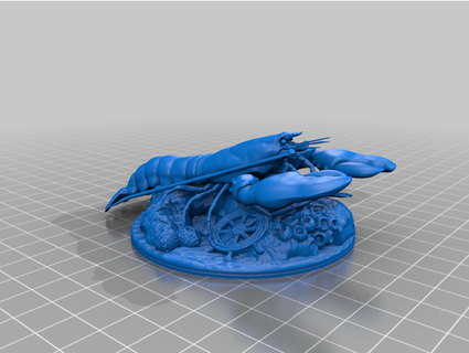 gigante aragosta acesoyster 3d print model - Mito3D