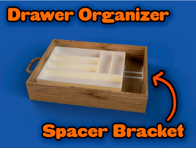 gaveta organizador espaçador suporte jimerb 3D print model - Mito3D