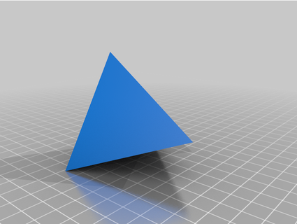 equilateral triangle noobs thegamebegins25 3d print model - Mito3D