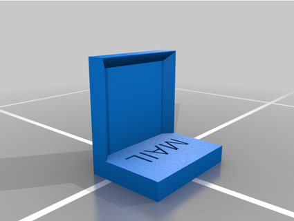 Mail Schlüsselhalter tater2 3d print model - Mito3D