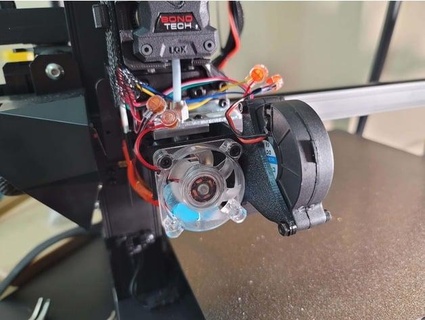 cr 10 intelligent 5015 partie refroidissement ventilateur améliorer interceptor777 3d print model - Mito3D