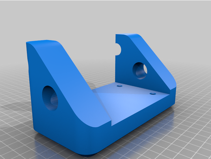 poussette cintre sécurité 1st cube compact tige 3d print model - Mito3D