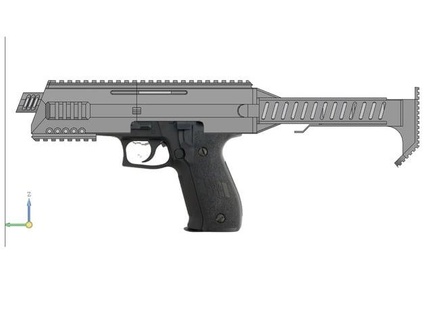 limpar airsoft carabina kit sig Sauer p226 glock 18 10 duro 3d print model - Mito3D