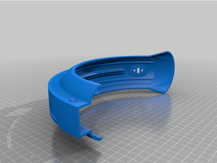 kugoo s1 rear fender+extension lab42k 3d print model - Mito3D
