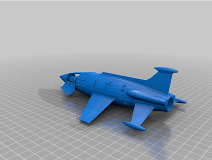delta xi rocketship fallout 3 brylnard 3d print model - Mito3D