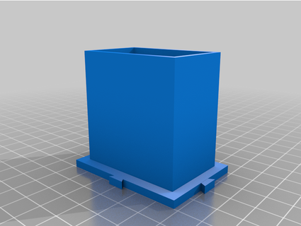 empilable base récipient fotena 3d print model - Mito3D