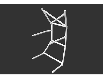 1 10 nissan r34 gtr roll cage cubicvortex 3d print model - Mito3D