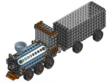 train cart bromponie 3d print model - Mito3D