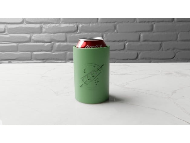 jaster denizde logo Koozie kaplumbağa oksit 3D print model - Mito3D