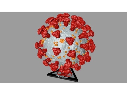 covid 19 koronavirüs sıra model dolma kalem caddy funkotastic 3d print model - Mito3D
