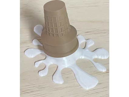 ice cream cone project pete tricked ya 3d print model - Mito3D