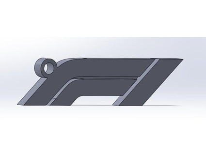 f1 logo porte clés jalcalaque 3d print model - Mito3D