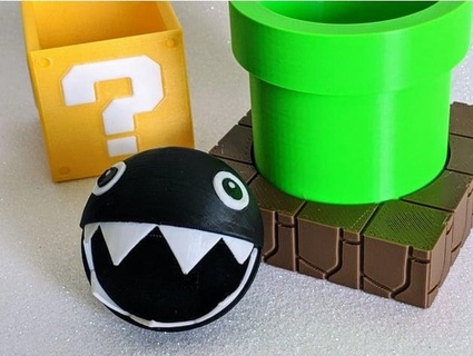rugged little chain chomp thenit 3d print model - Mito3D